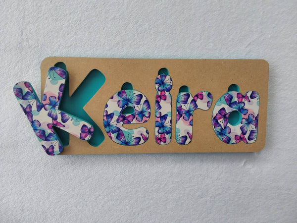 Personalised Name Puzzle - Made to order - Lucy Design.