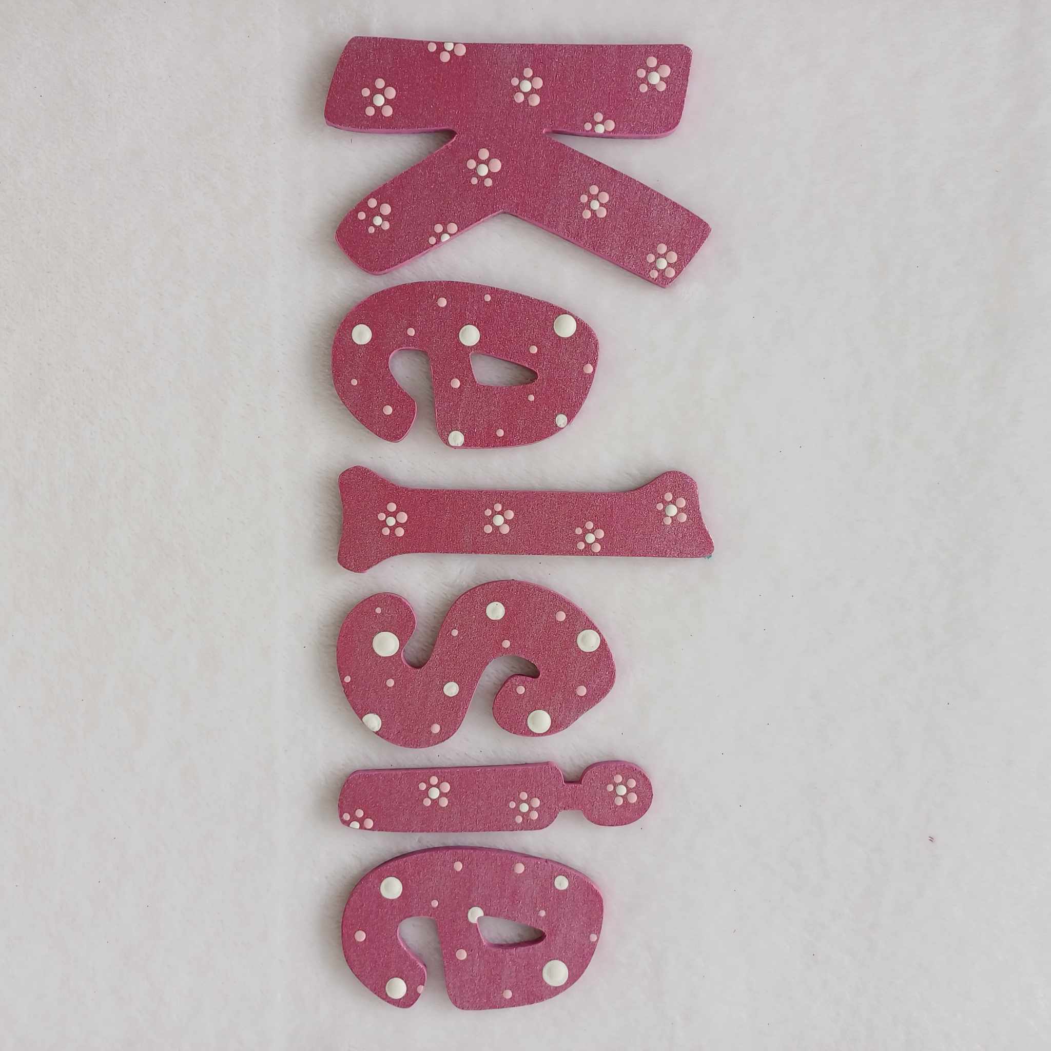 Kelsie - small letters suitable for a door. – Maisie & Me. NZ