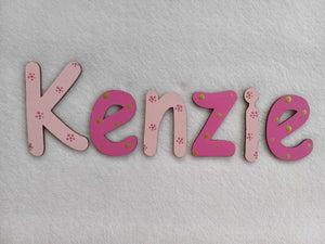 Kenize - small letters suitable for a door.