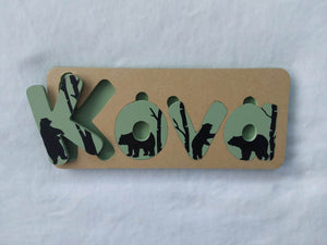 Personalised Name Puzzle - Made to order - Kova Design.