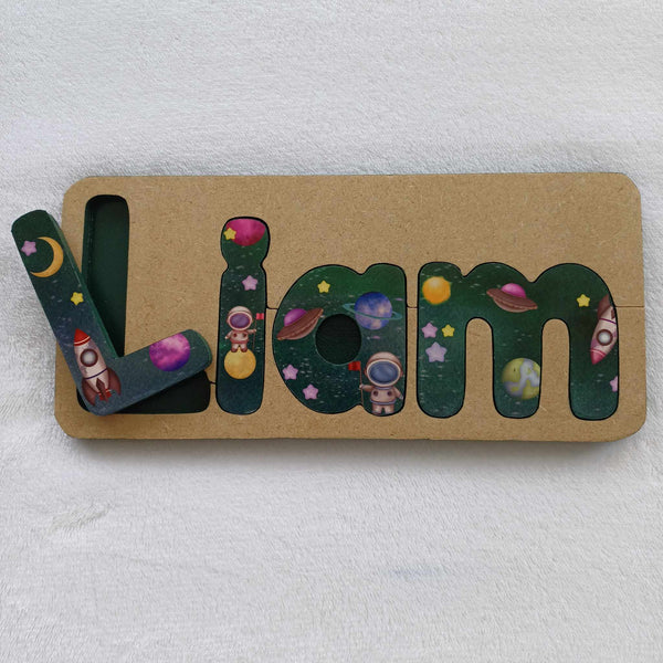 Personalised Name Puzzle - Made to order - Liam Design.