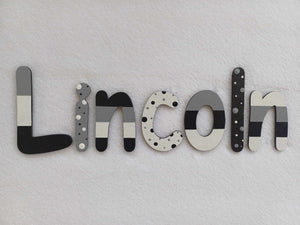 Lincoln - small letters suitable for a door.