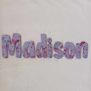 Madison - small letters suitable for a door.