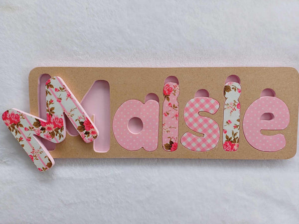 Personalised Name Puzzle - Made to order - Amiah Design.