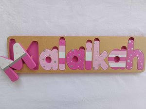 Personalised Name Puzzle - Made to order - Malaikah Design.