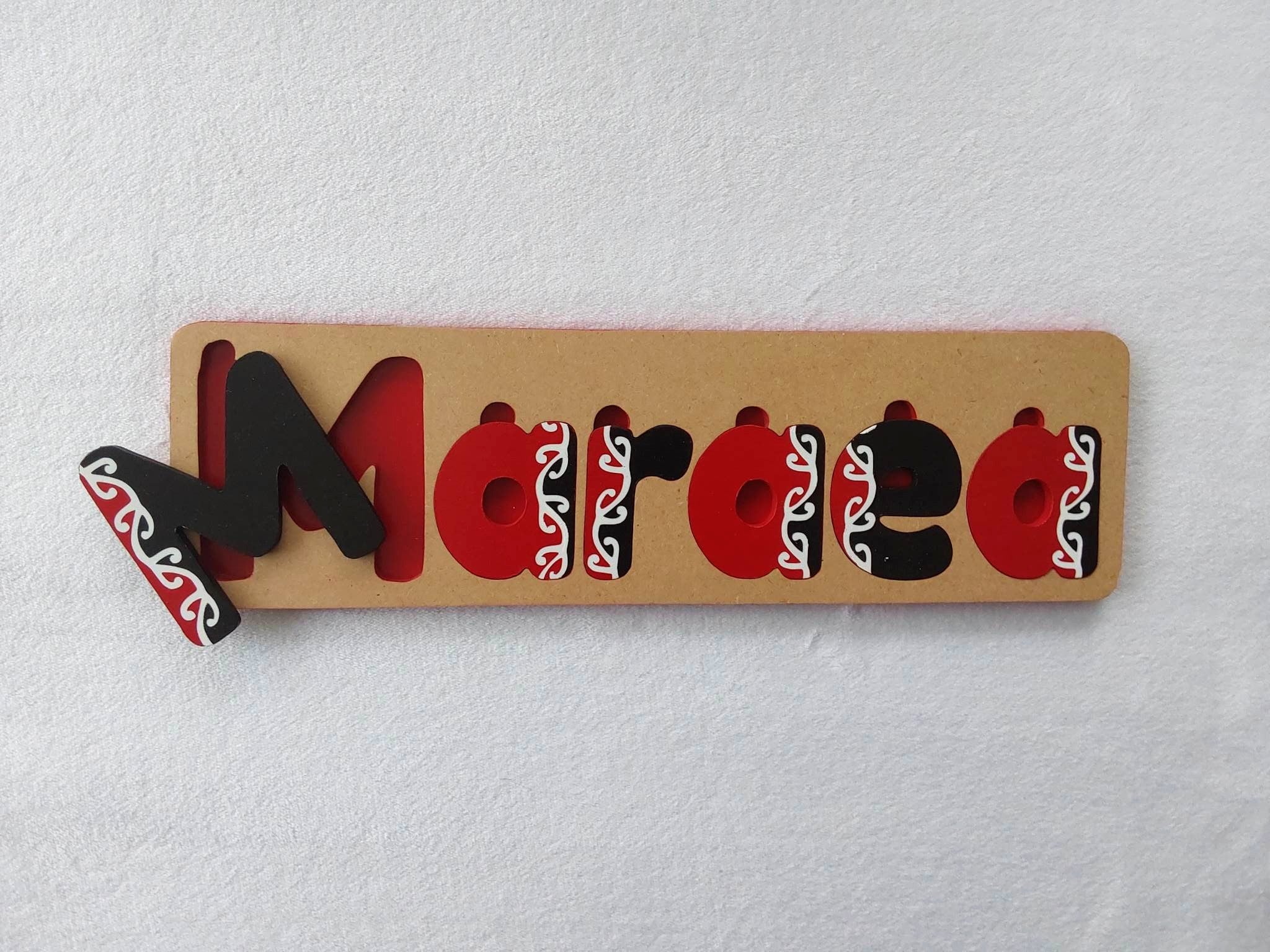 Personalised Name Puzzle - Made to order - Maraea Design.