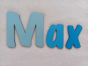 Max - small letters suitable for a door.