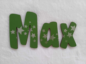 Max - small letters suitable for a door.