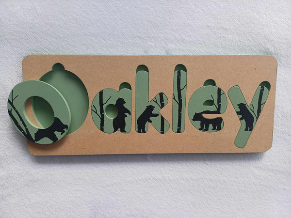 Personalised Name Puzzle - Made to order - Kova Design.