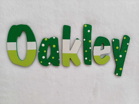 Oakley - small letters suitable for a door.