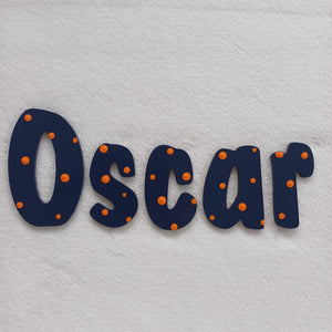 Oscar - small letters suitable for a door.