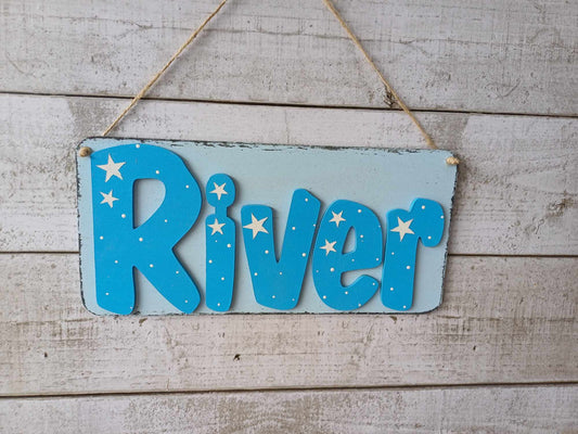 River Name Plaque