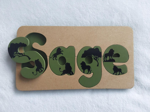 Personalised Name Puzzle - Made to order - Zephyr Design.