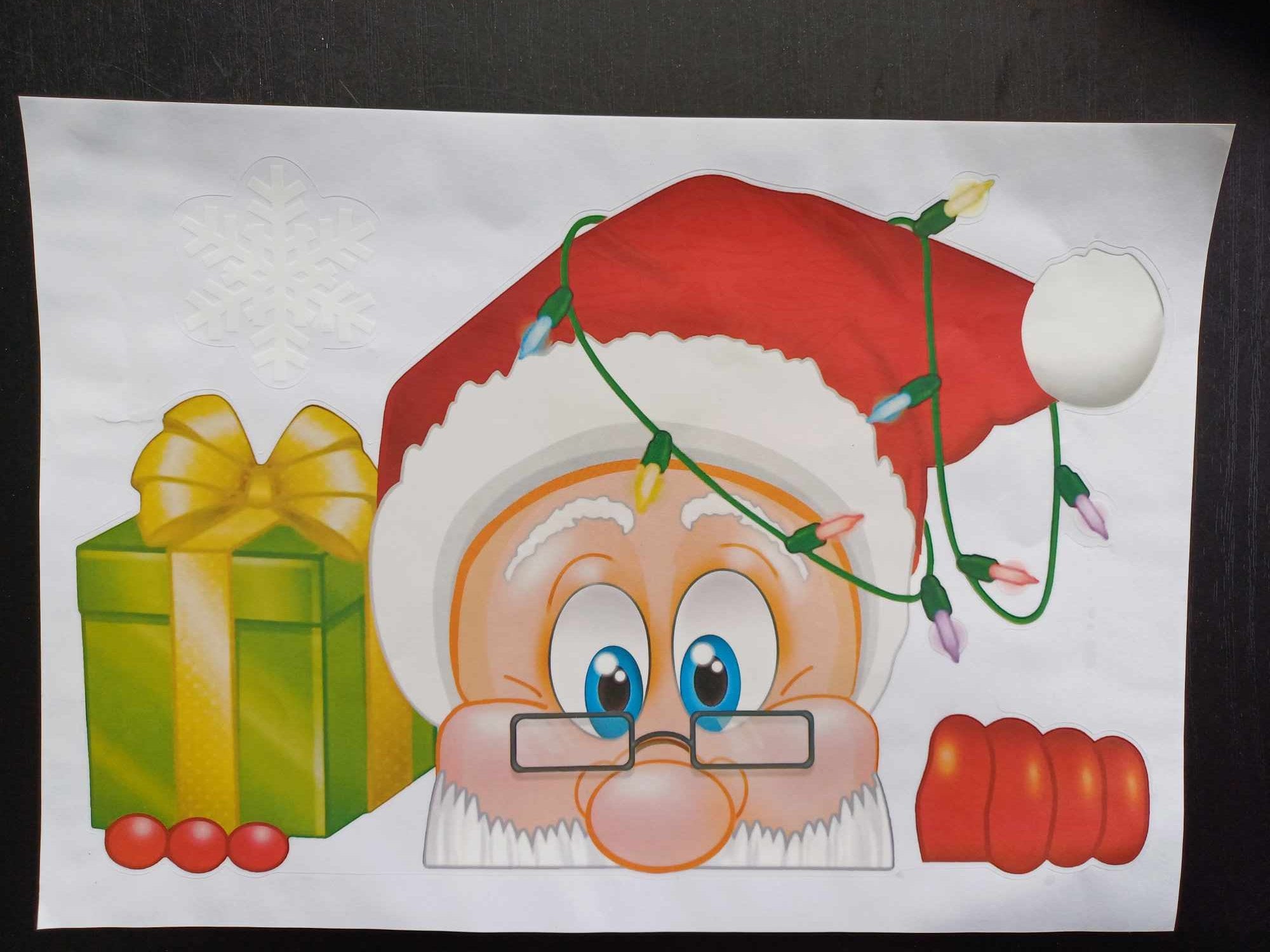 Father Christmas/Santa  -Window Cling.