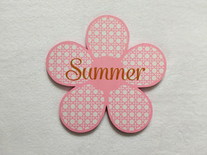 Summer -  Name Plaque