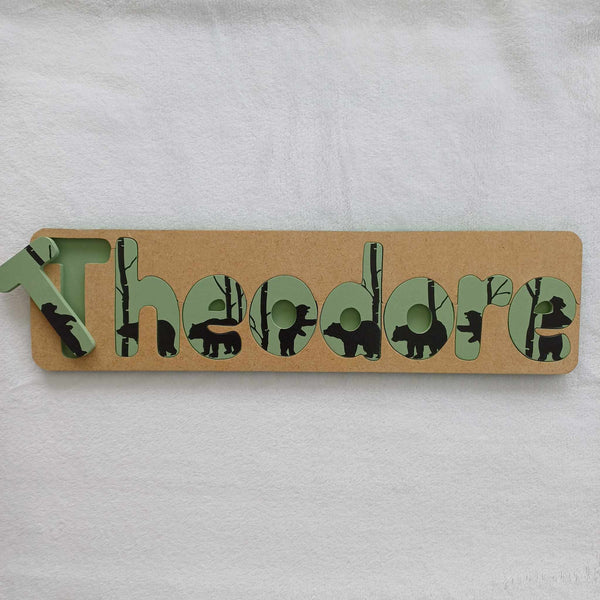 Personalised Name Puzzle - Made to order - Kova Design.