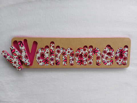 Personalised Name Puzzle - Made to order - Waimanea design.