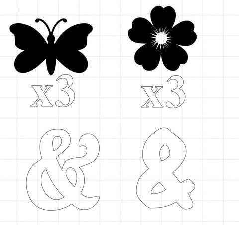 Personalised listing for flowers and butterflies