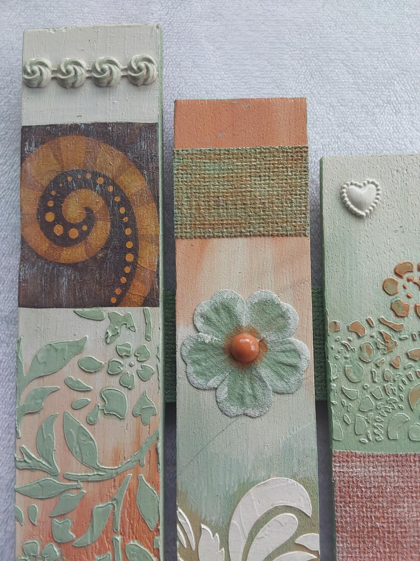Mixed media shabby chic artwork
