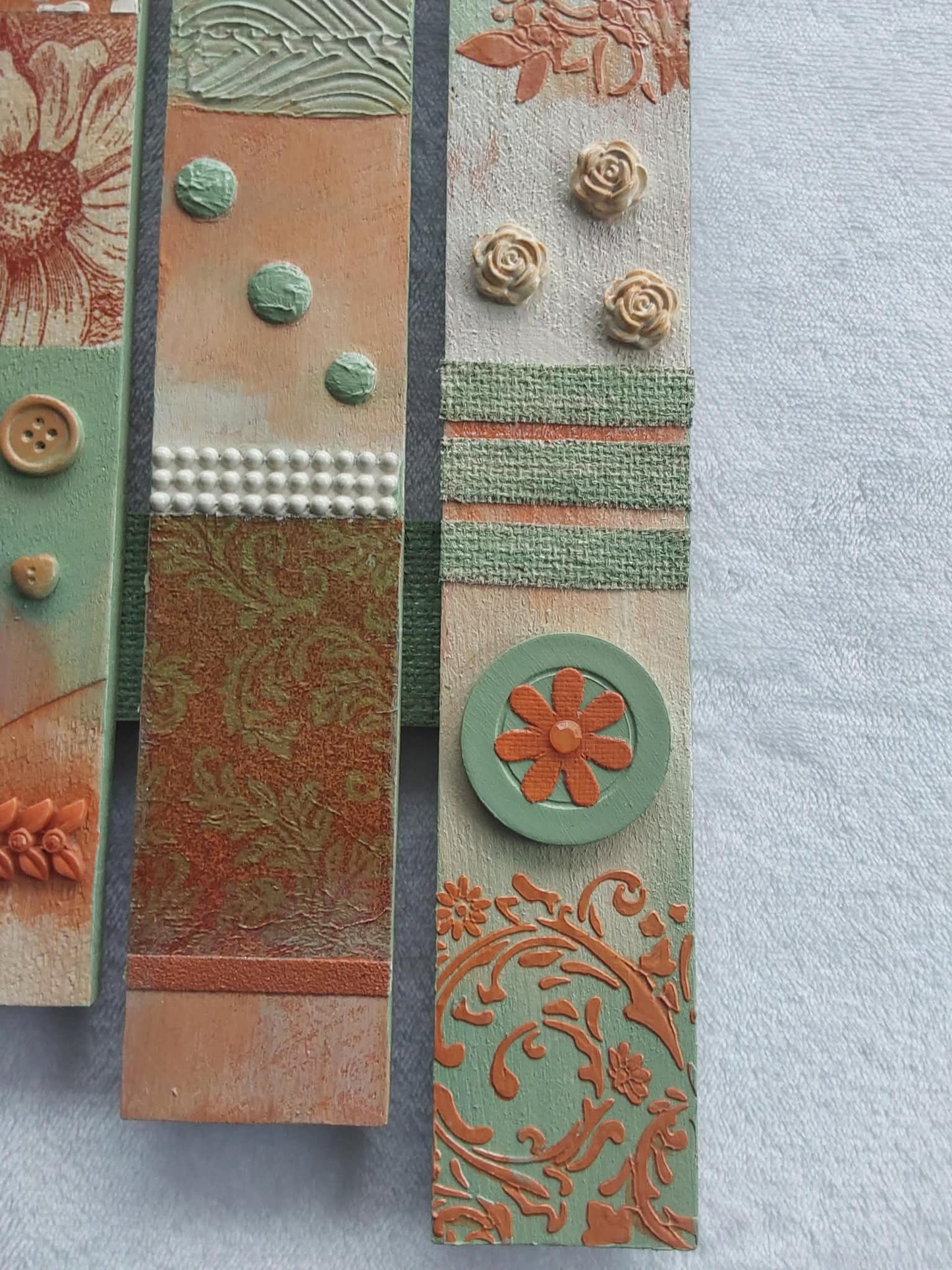 Mixed media shabby chic artwork