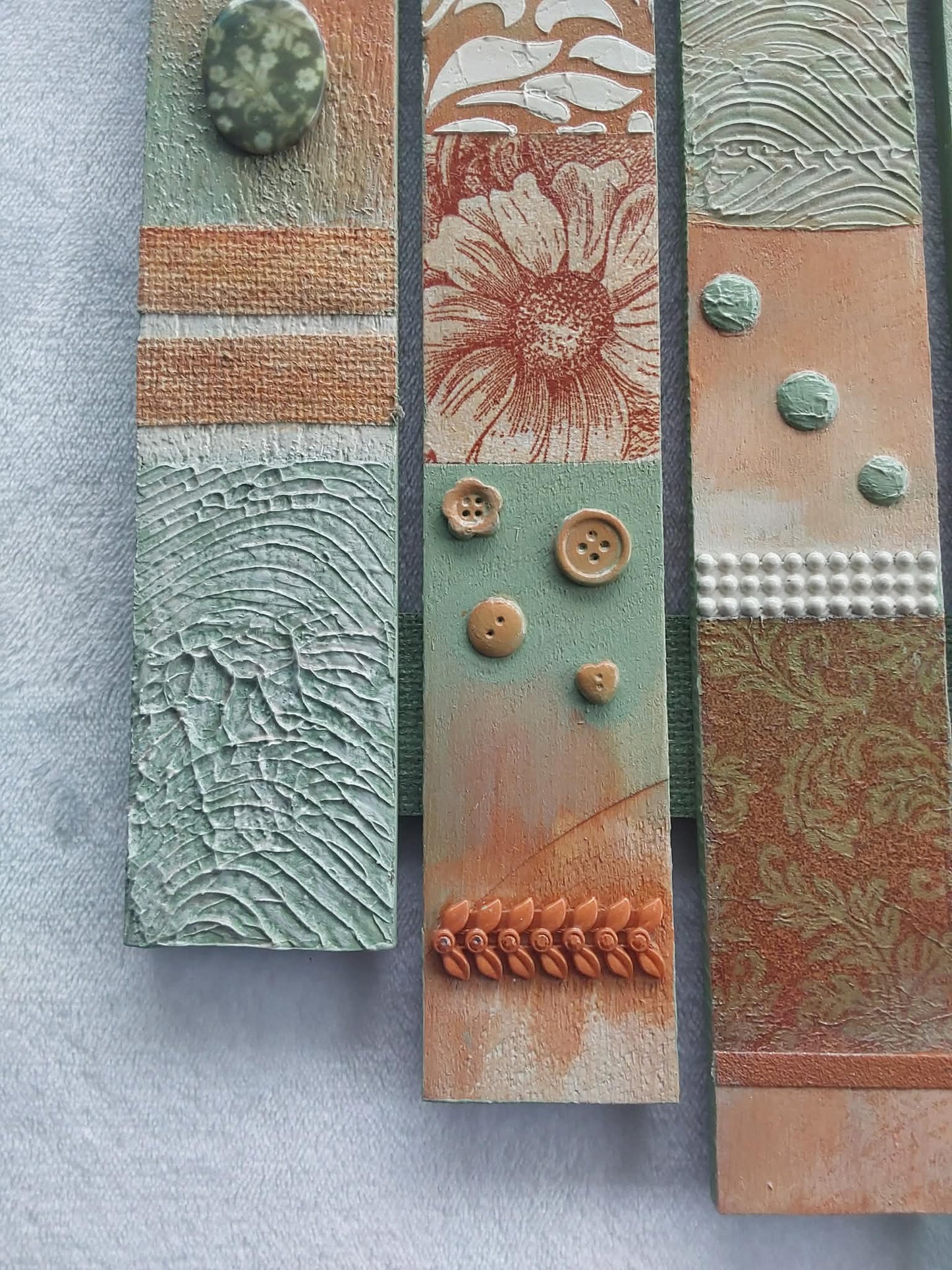 Mixed media shabby chic artwork