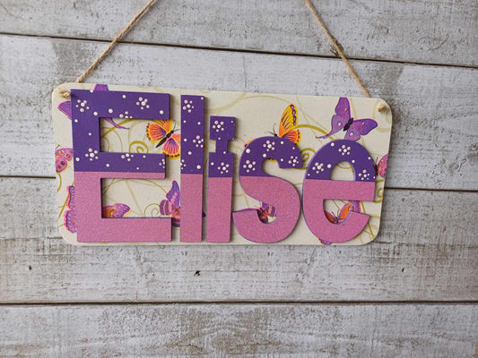 Elise Name Plaque