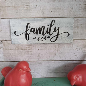 Family - wall sign