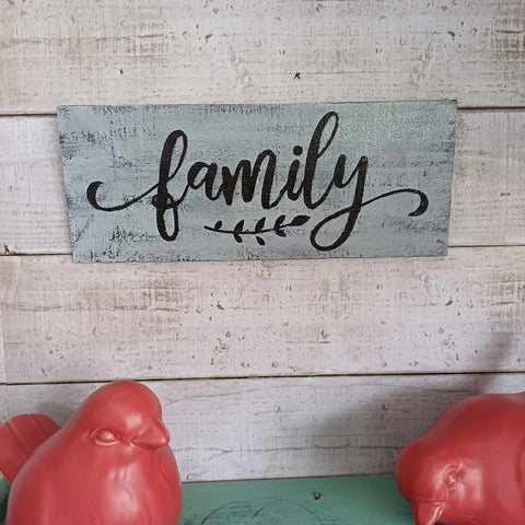 Family - wall sign