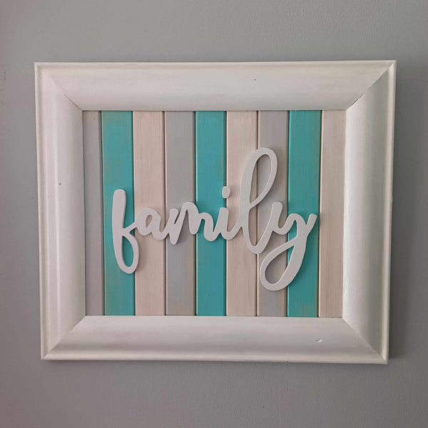 Family - Framed wall art.