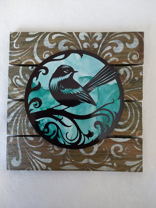 Fantail Wall Plaque