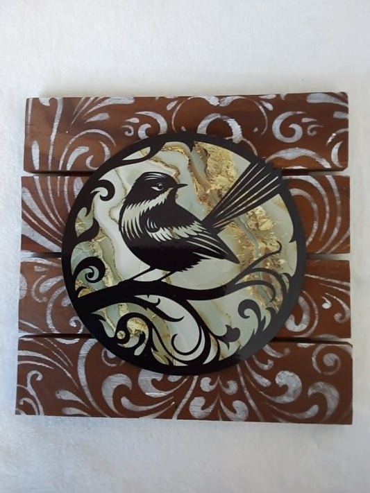 Fantail Wall Plaque