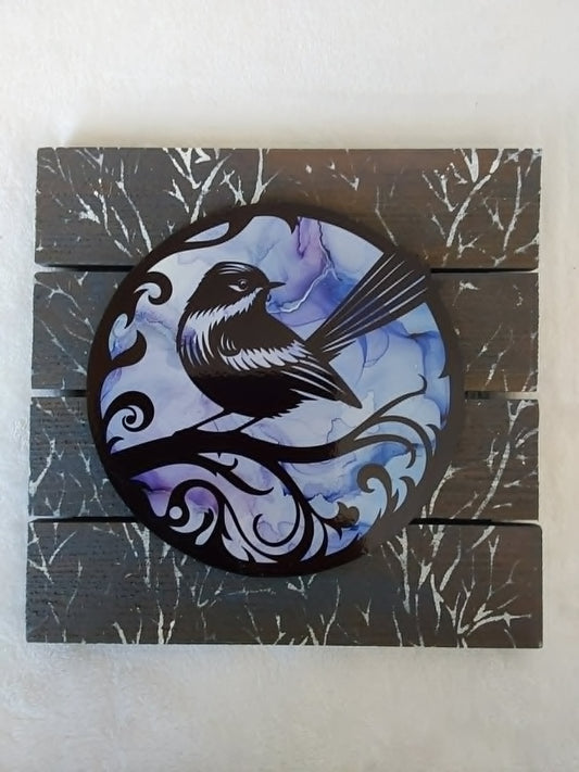 Fantail Wall Plaque