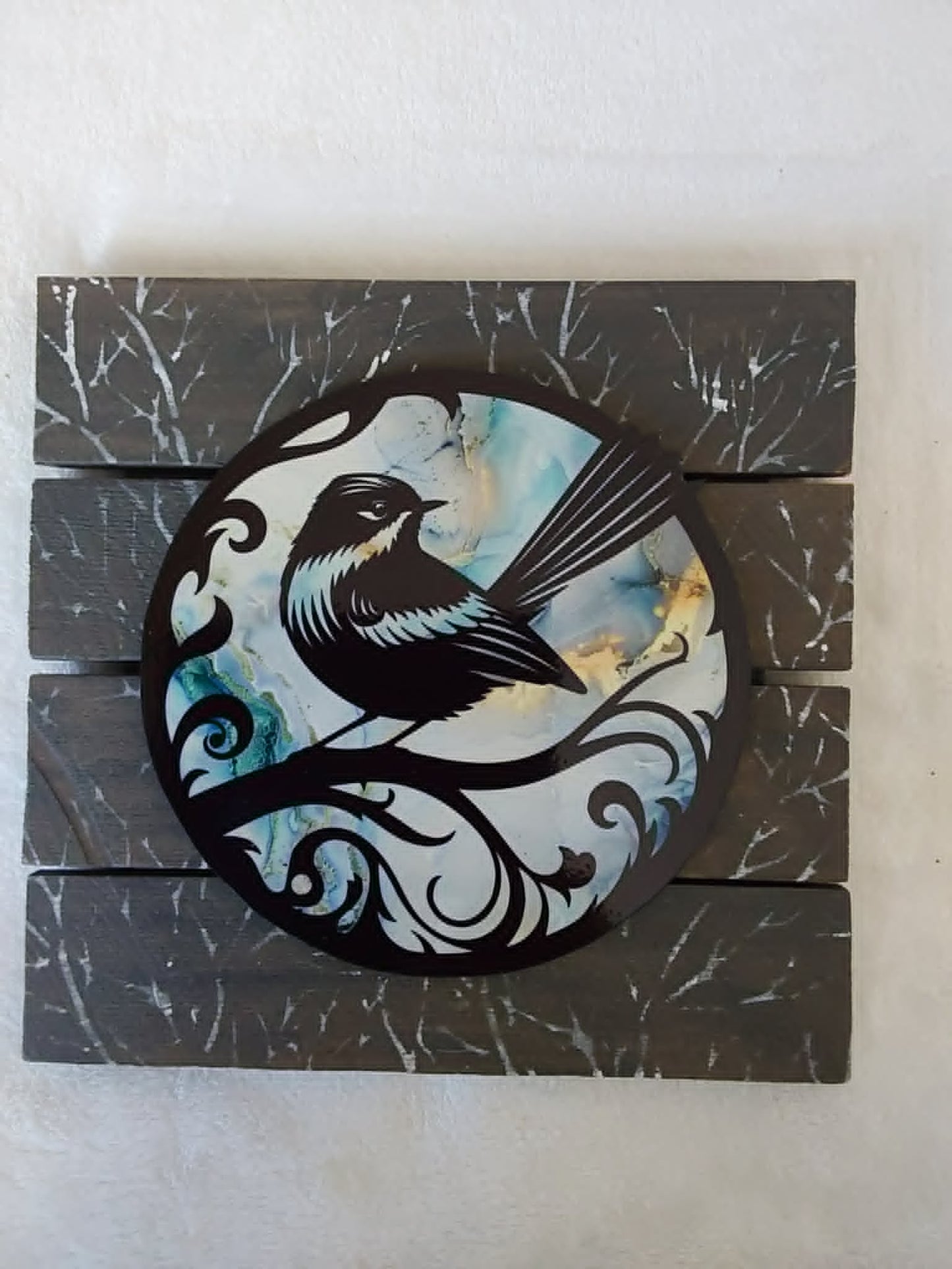 Fantail Wall Plaque