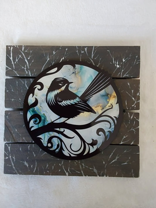 Fantail Wall Plaque