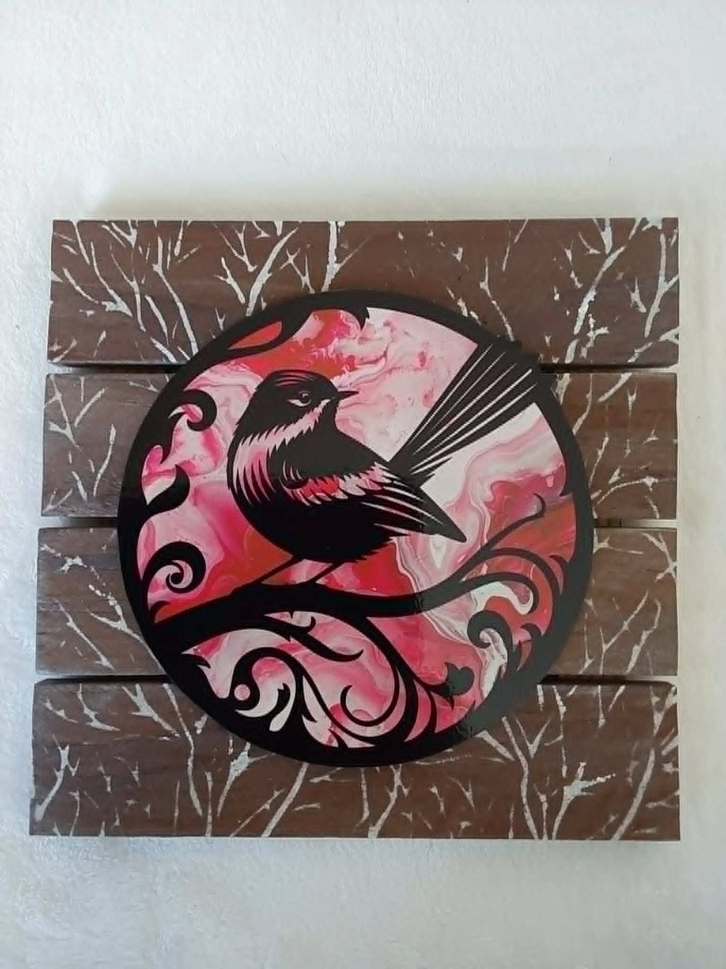 Fantail Wall Plaque
