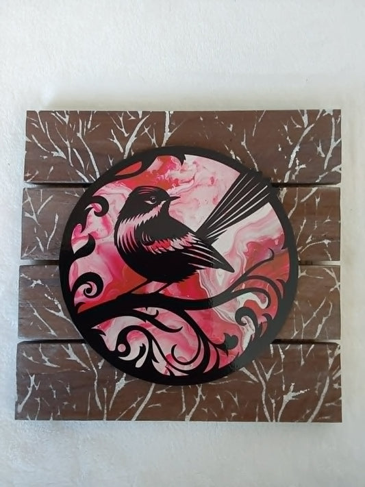 Fantail Wall Plaque