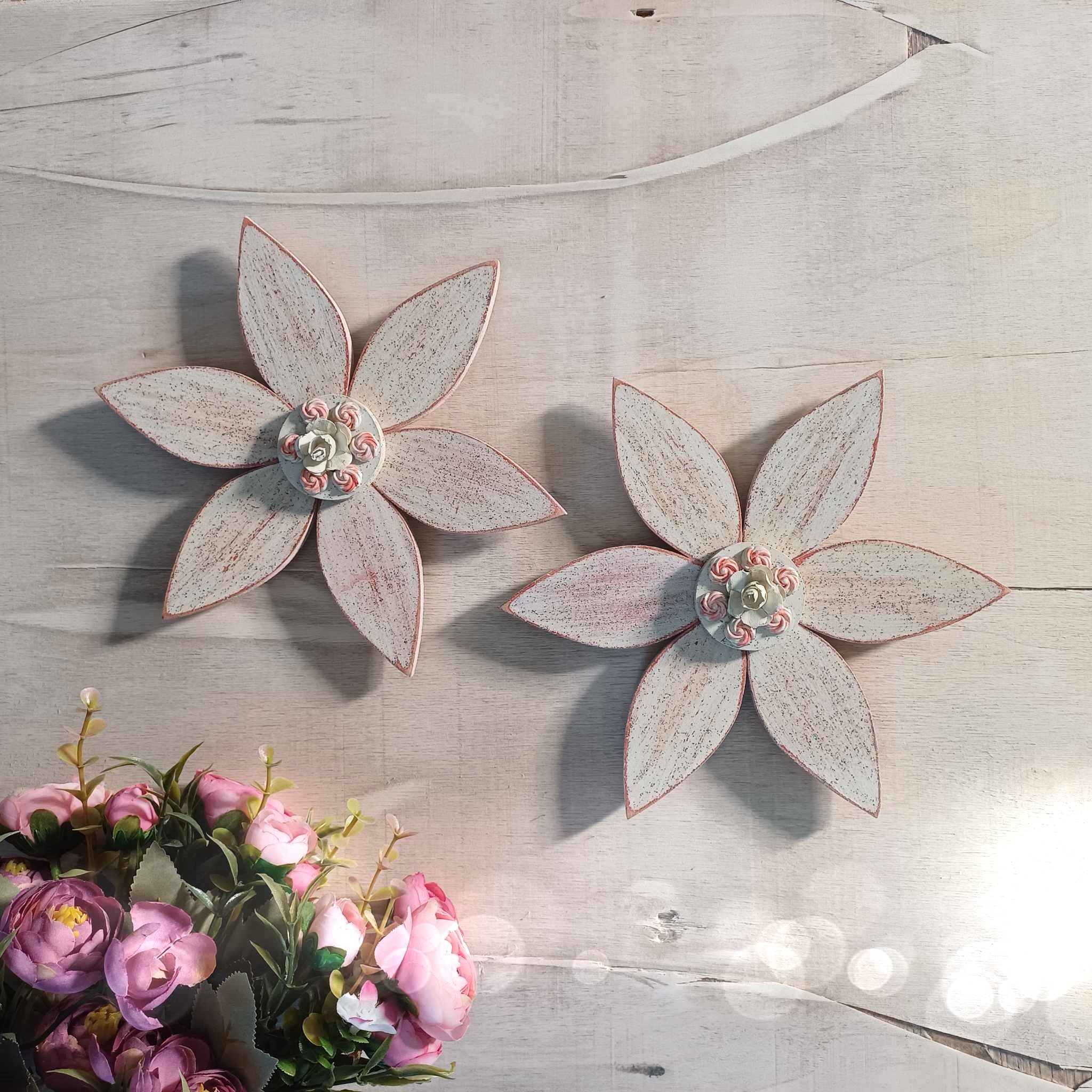 Set of 2 flowers - Indoor decor