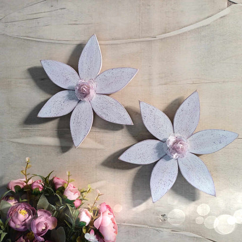 Set of 2 flowers - Indoor decor