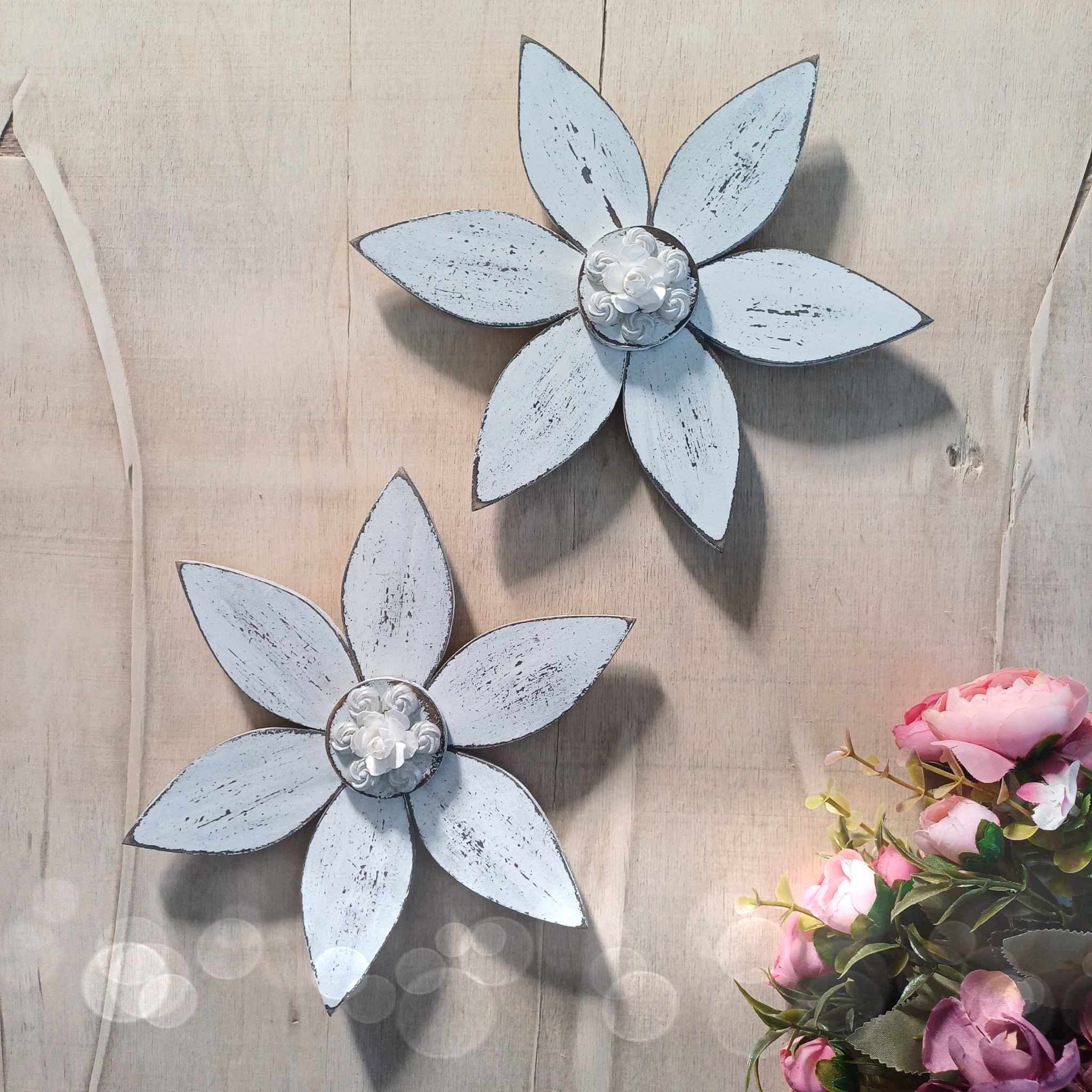 Set of 2 flowers - Indoor decor