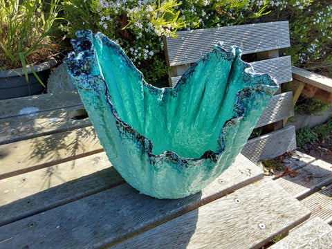 Cement oudoor planter - Hand made