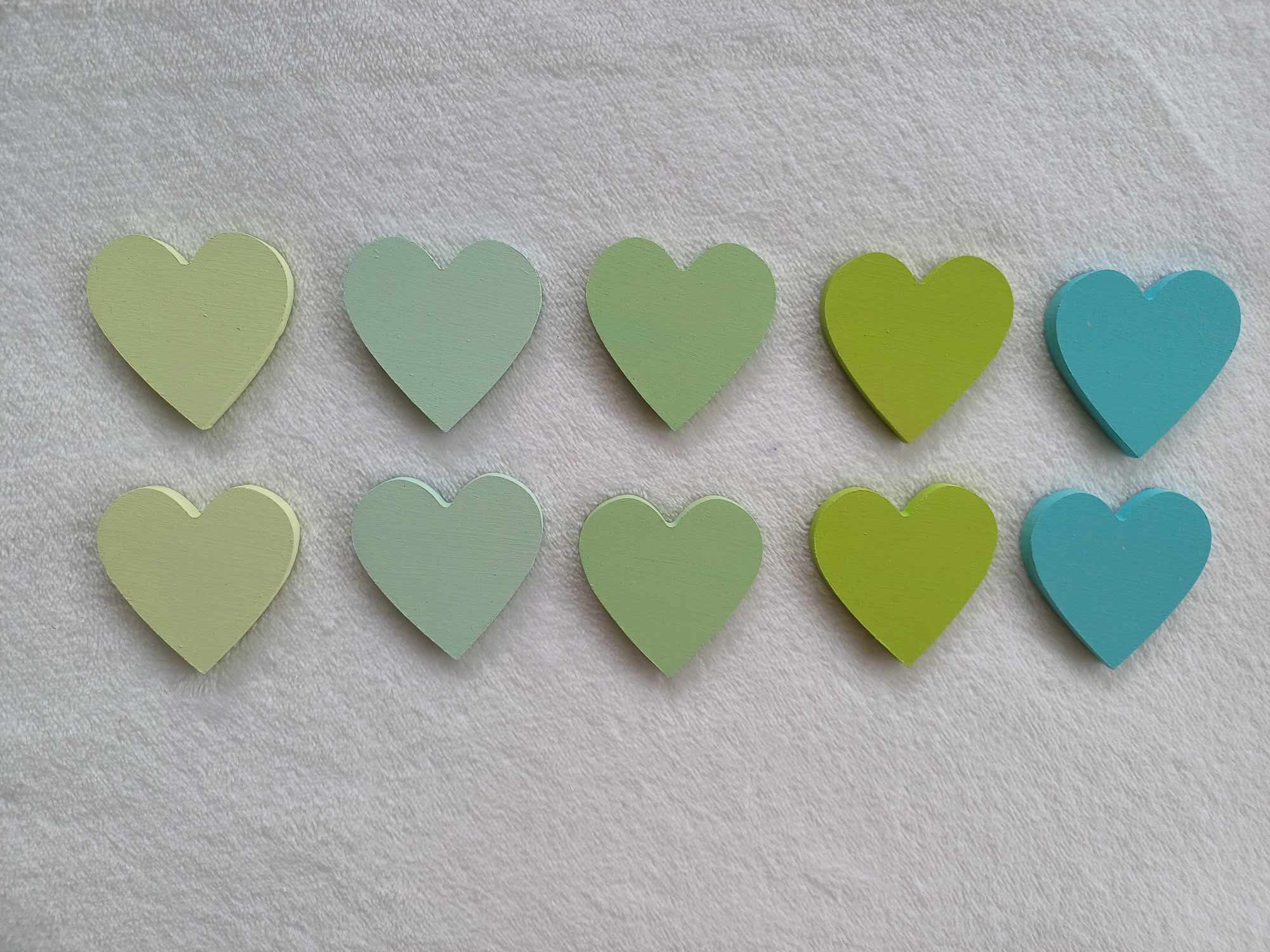 16: Set of 10 hearts.