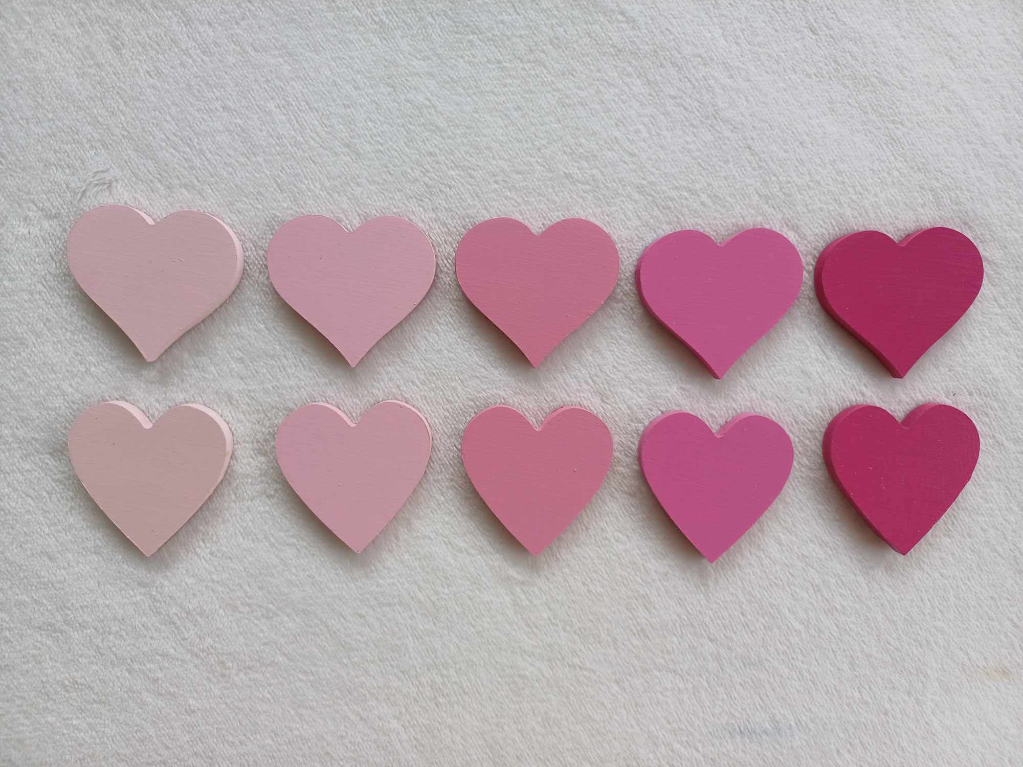 15: Set of 10 hearts.