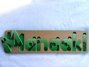 Personalised Name Puzzle - Made to order - Manaaki Design.