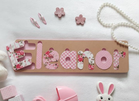Personalised Name Puzzle - Made to order - Eleanor Design.