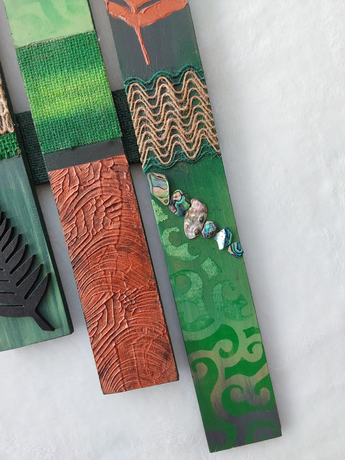 Mixed media artwork.