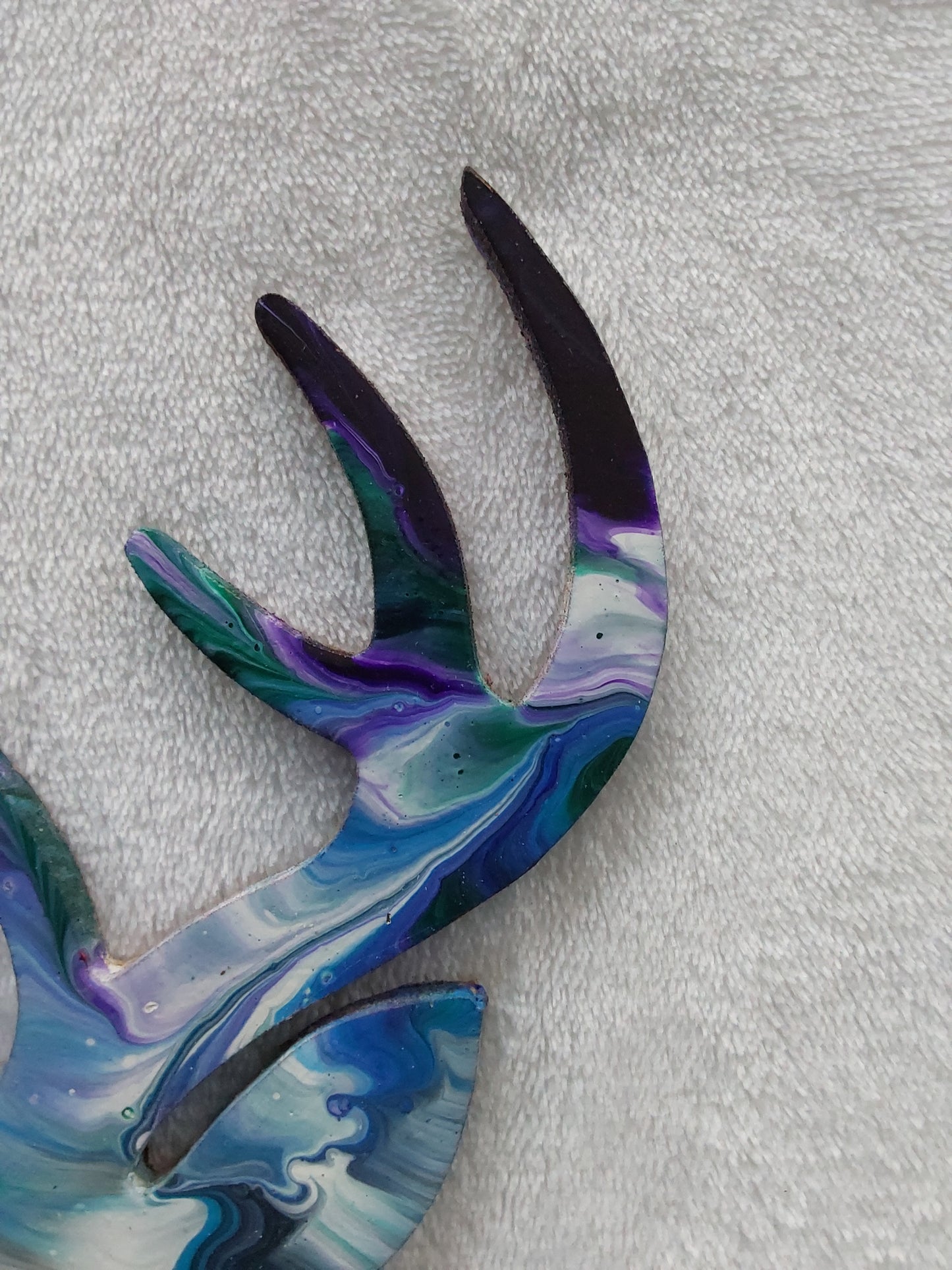 Stag head wall art.