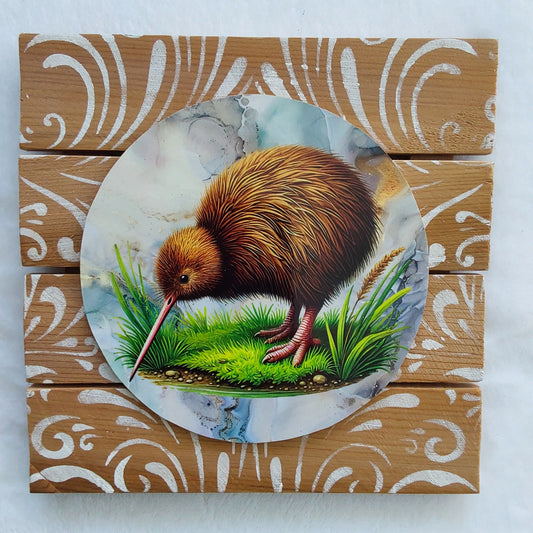 Kiwi Wall Plaque