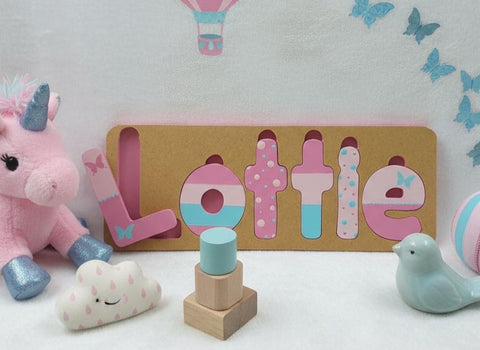Personalised Name Puzzle - Made to order  Lottie Design.