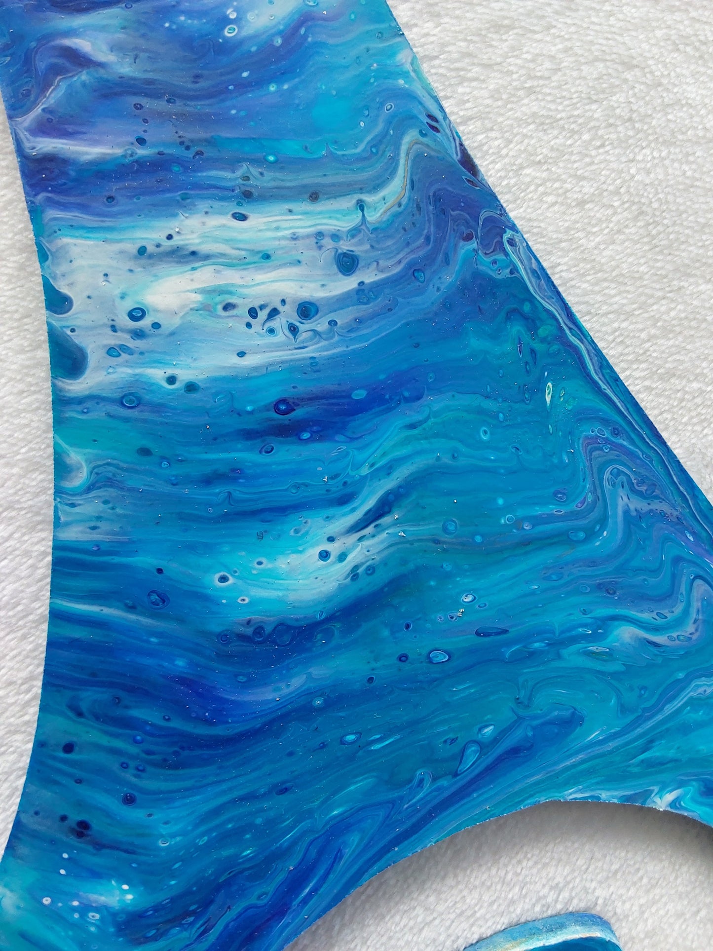 Kiwiana wall art, whale tail.
