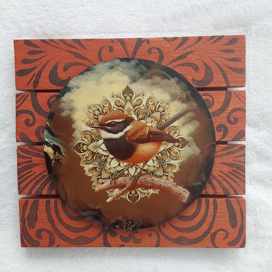 Fantail Wall Plaque